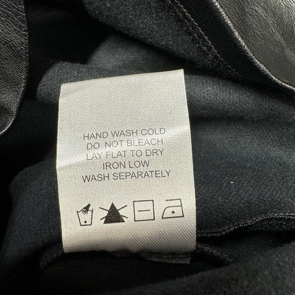 NWT REVOLVE SUPERDOWN Melissa Zip Up Faux Leather Mini Skirt Black S - Picture 12 of 12